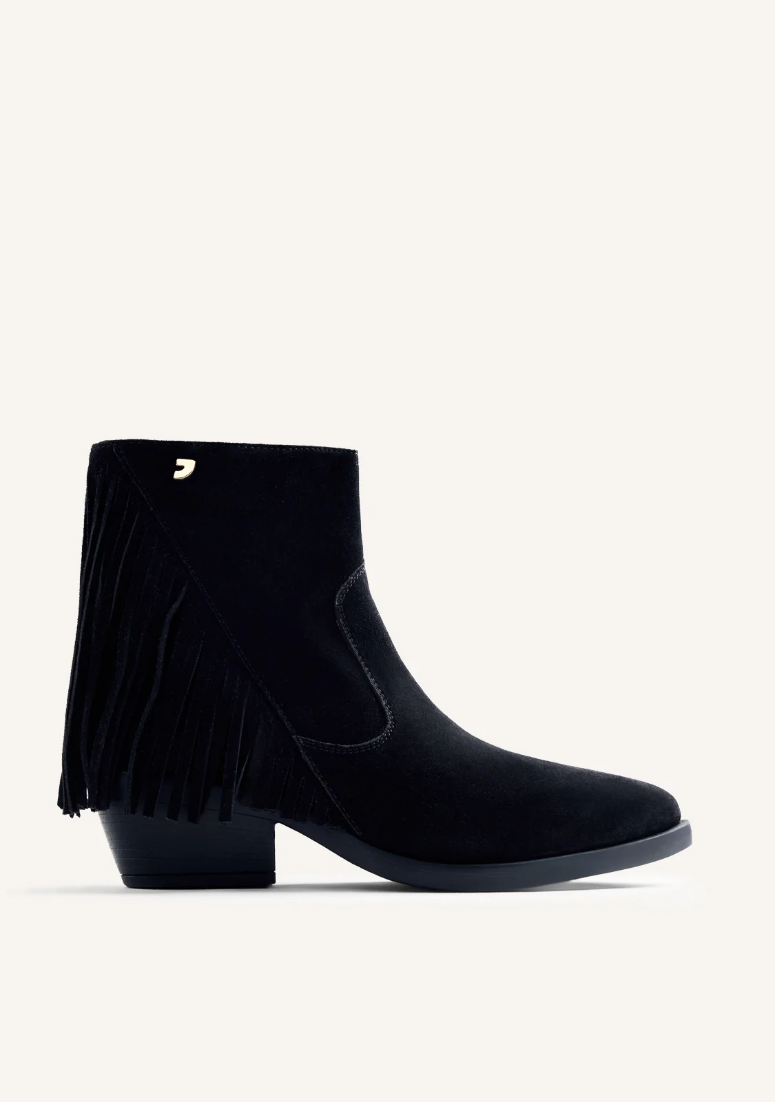 LEATHER FRINGES ANIMAL PRINTBOY BOOTS EITZEN