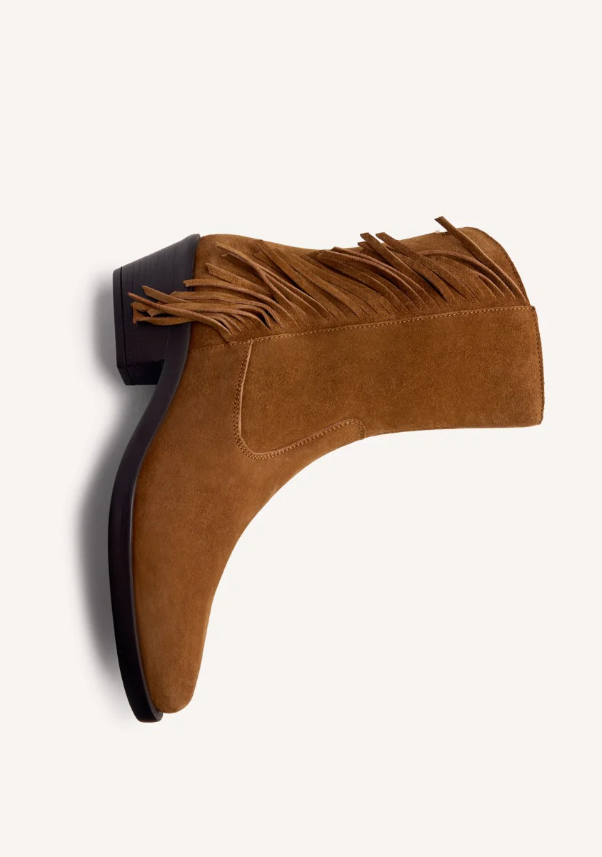 LEATHER FRINGES ANIMAL PRINTBOY BOOTS KASSON - Image 4
