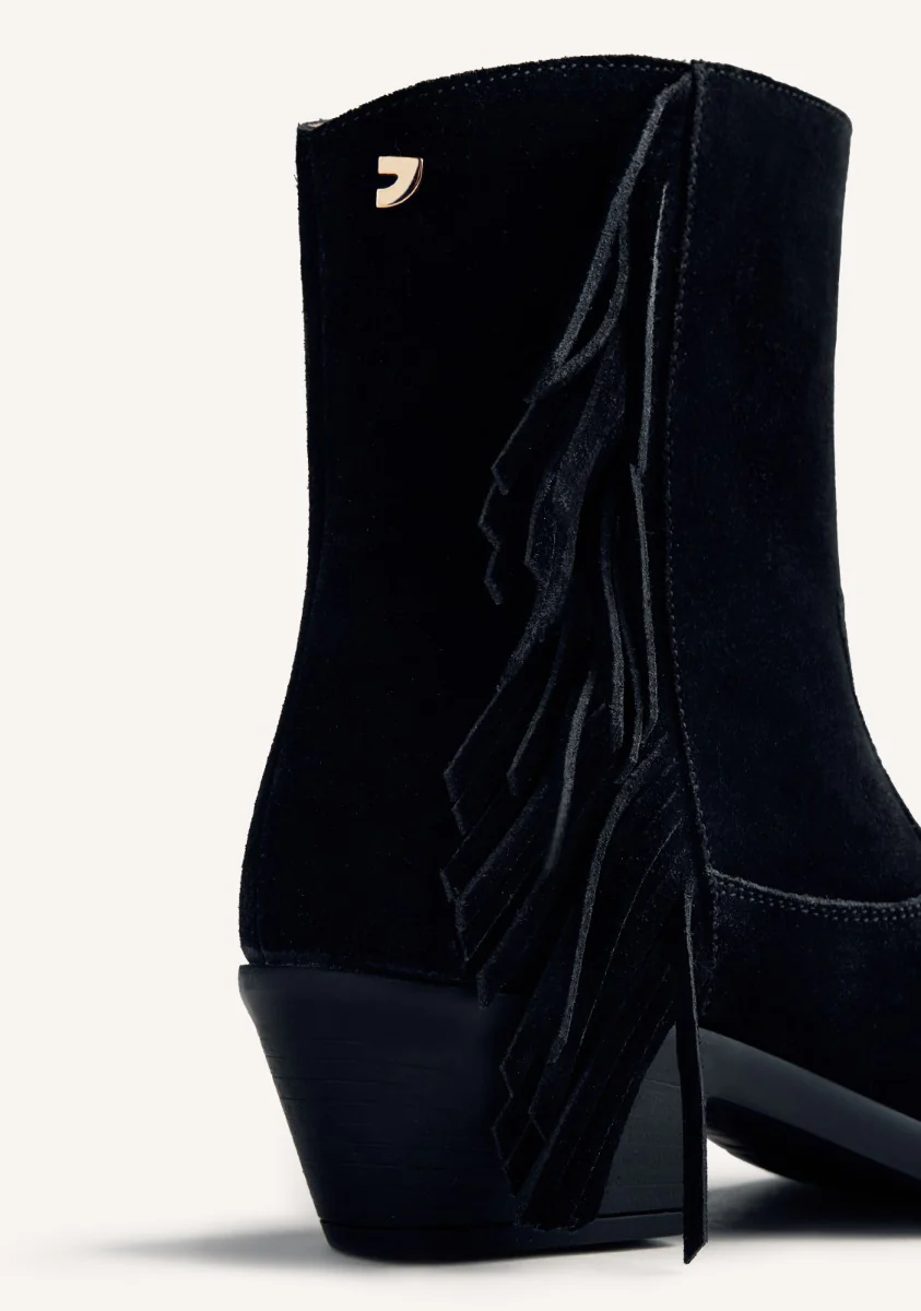 LEATHER FRINGES ANIMAL PRINTBOY BOOTS KASSON - Image 3