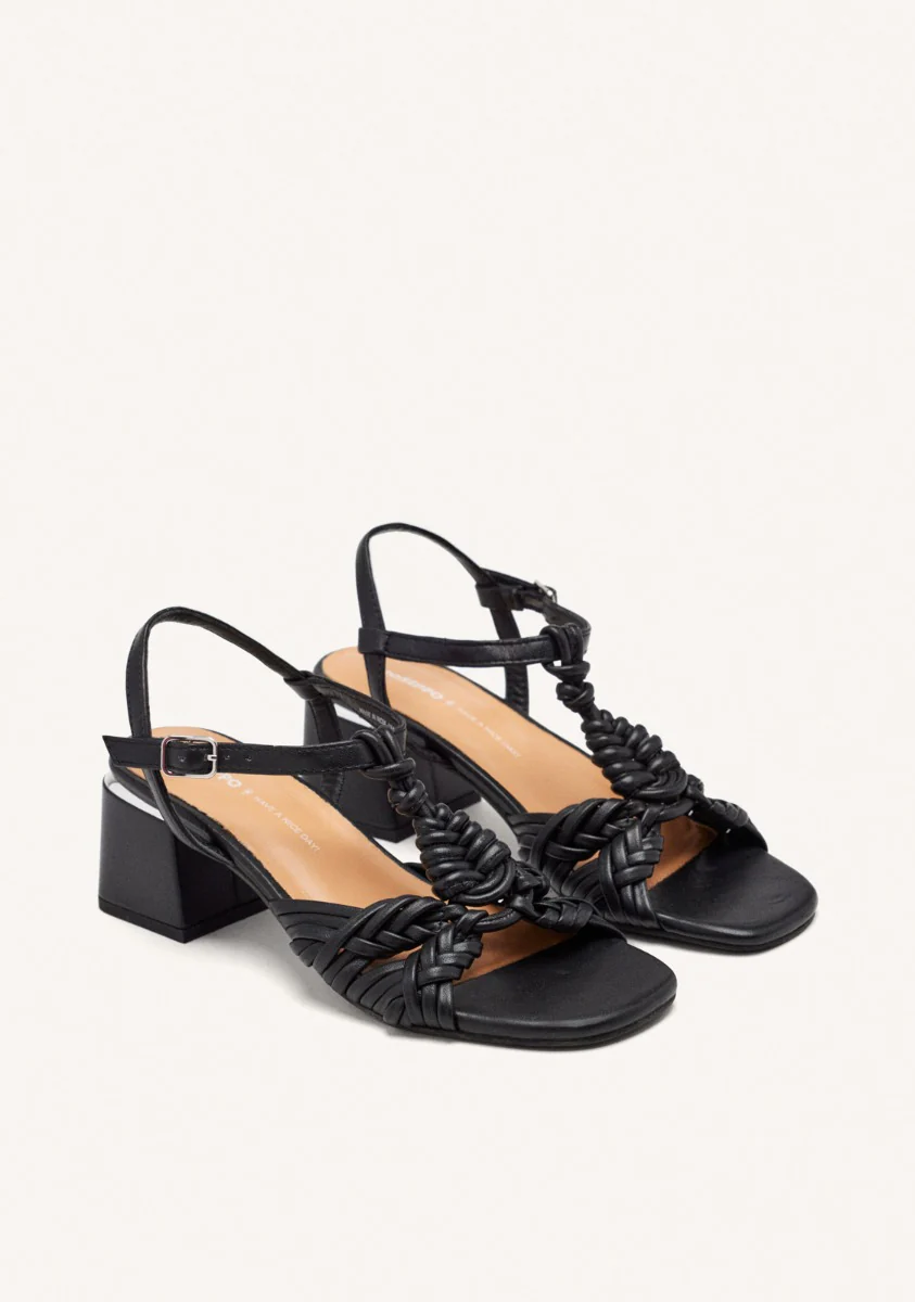 LEATHER HEEL SANDALS BARNARD - Image 2