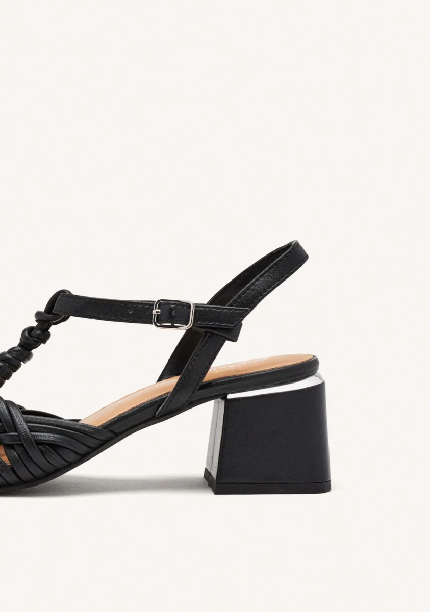 LEATHER HEEL SANDALS BARNARD - Image 4
