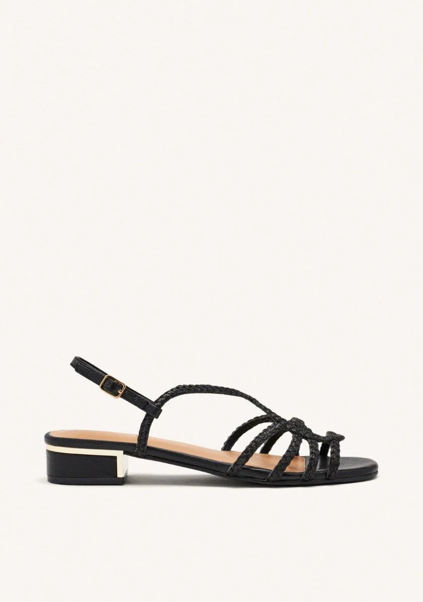 LEATHER HEEL SANDALS POWNAL
