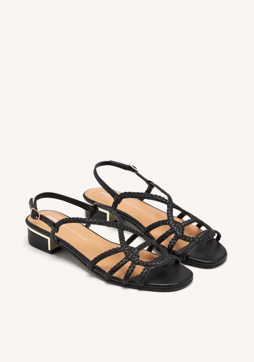LEATHER HEEL SANDALS POWNAL - Image 2