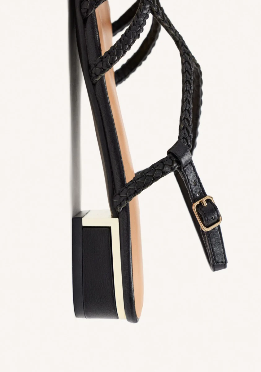 LEATHER HEEL SANDALS POWNAL - Image 4