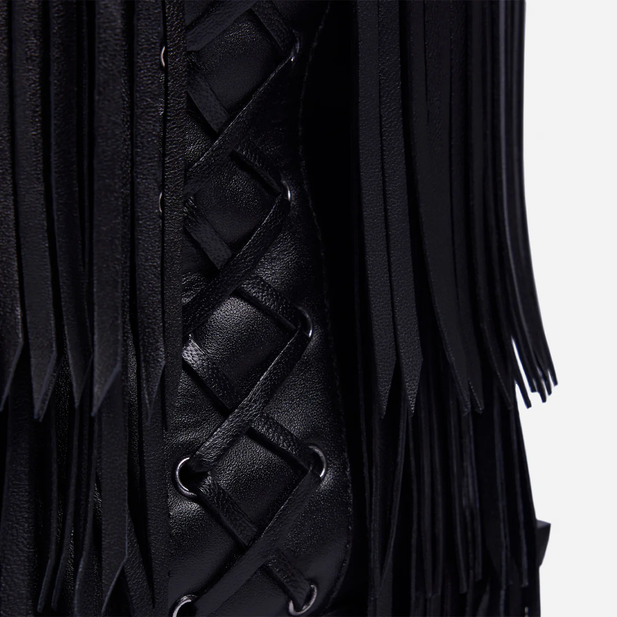 LEATHER HEELED BOOTS FRINGES - NINA BY MARÍA ESCOTÉ - Image 3