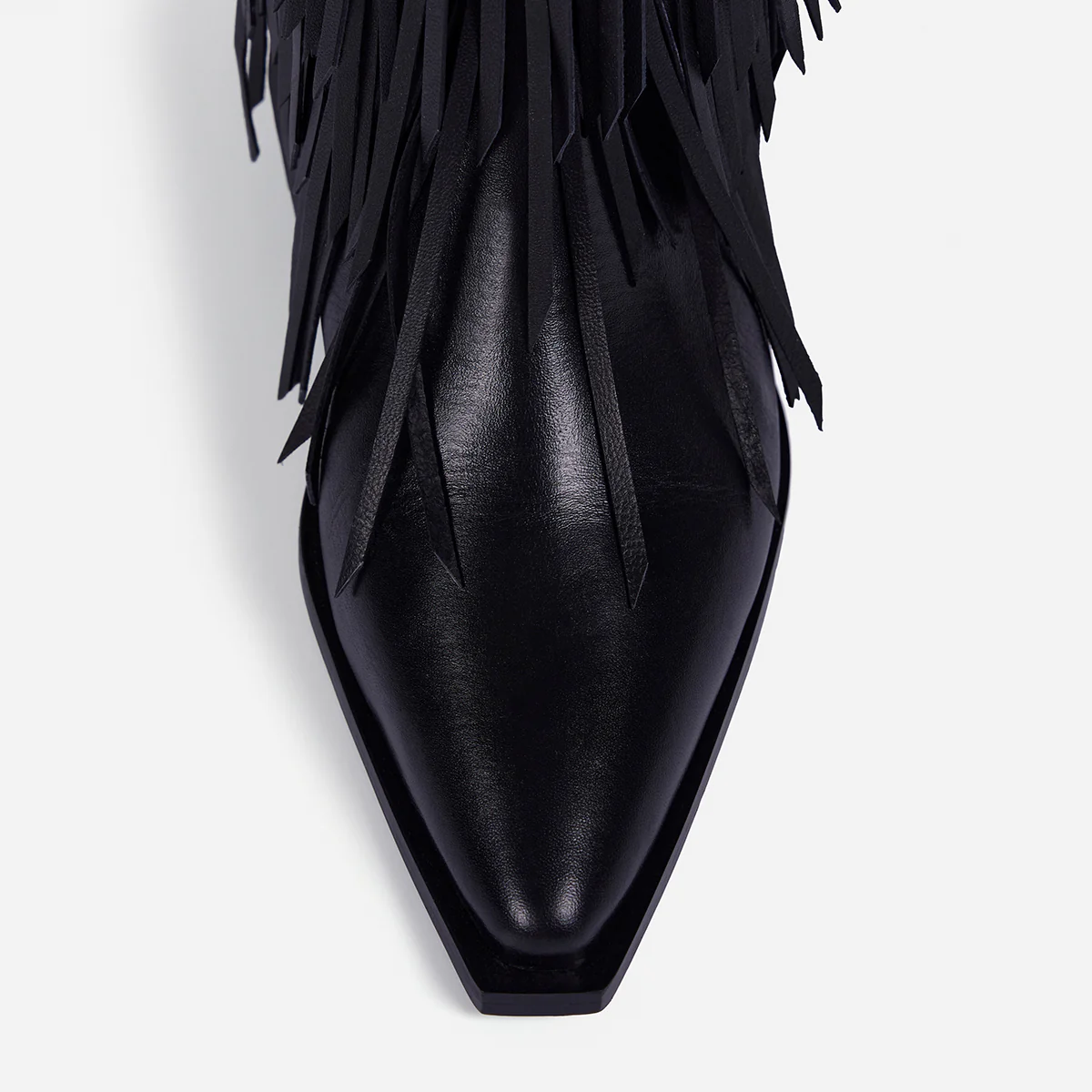 LEATHER HEELED BOOTS FRINGES - NINA BY MARÍA ESCOTÉ - Image 4