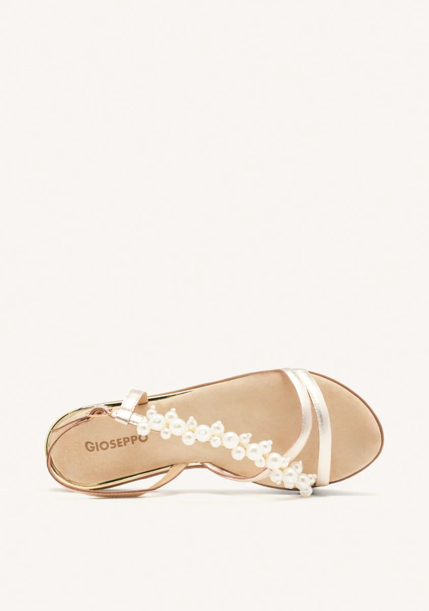 LEATHER PEARL SANDALS TEMPLETON