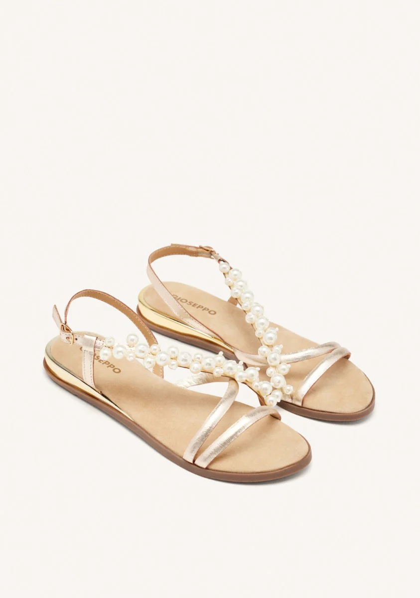 LEATHER PEARL SANDALS TEMPLETON - Image 3