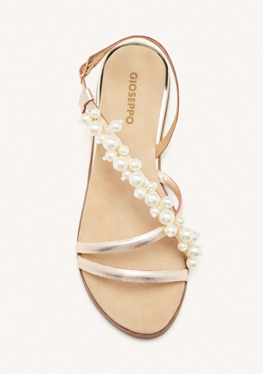 LEATHER PEARL SANDALS TEMPLETON - Image 4