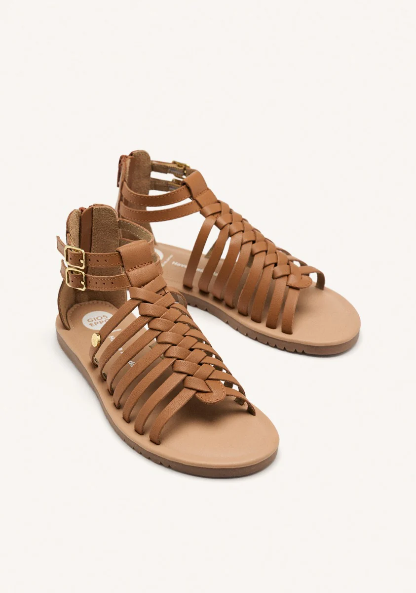 LEATHER ROMAN SANDALS ONALASKA - Image 2
