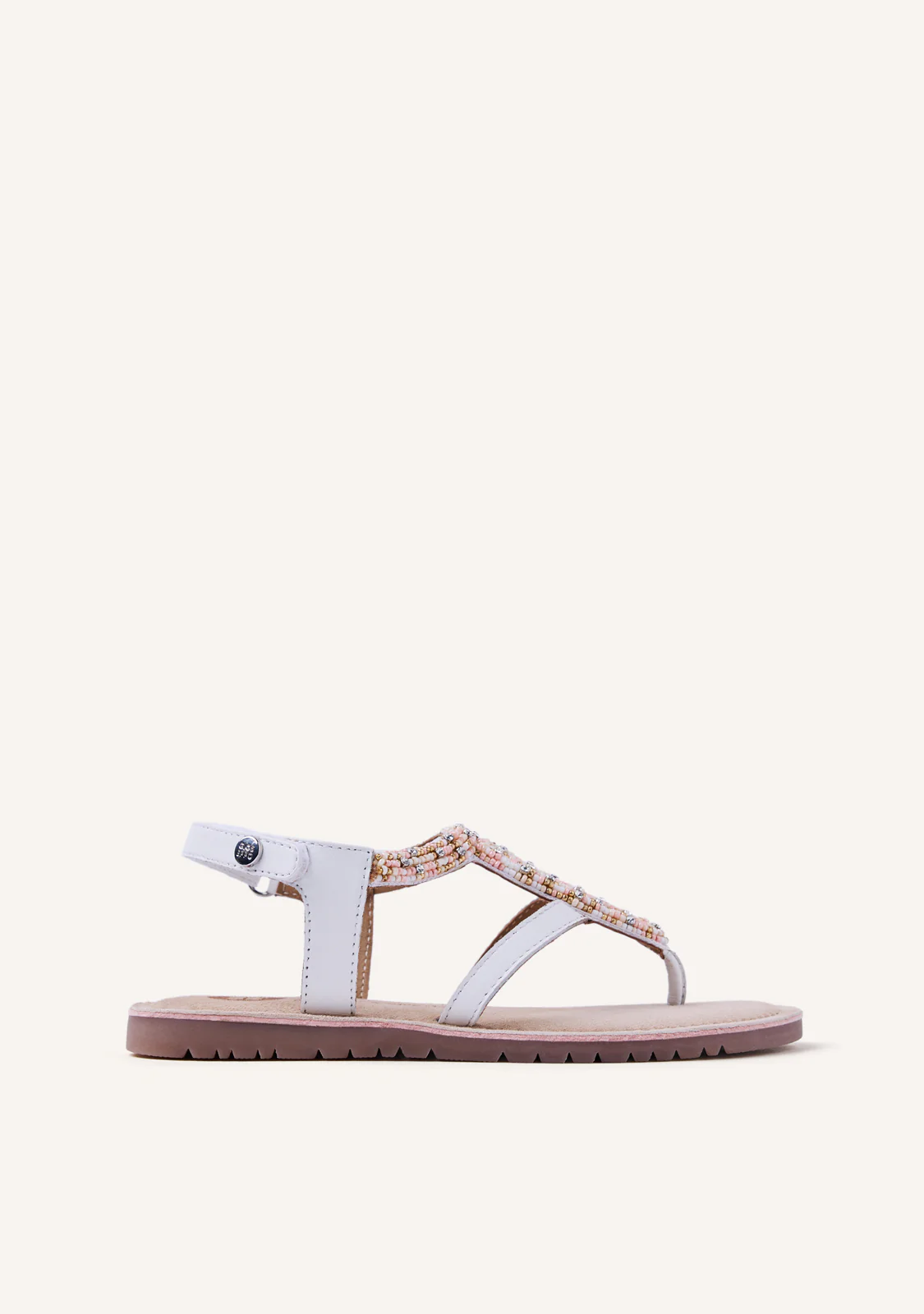 LEATHER SANDALS BEADS AND CHARMS INYA