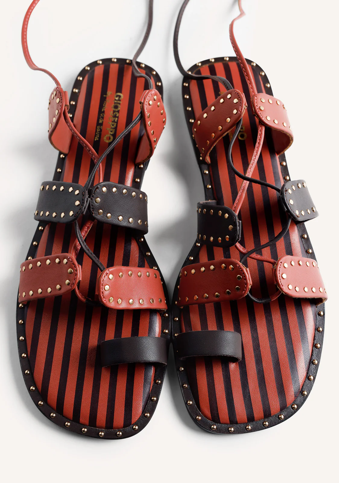 LEATHER SANDALS WITH STUDS BY MARÍA G. DE JAIME - Image 5