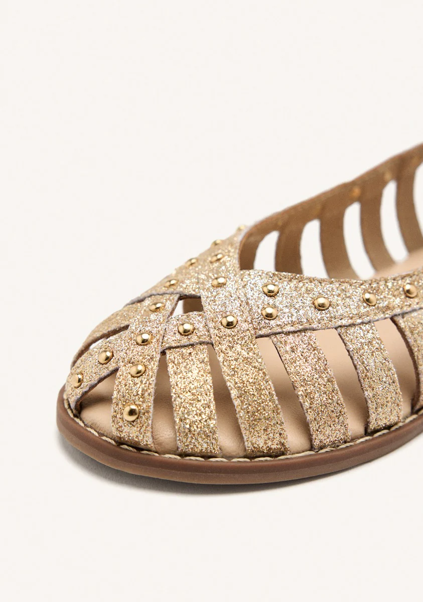 LEATHER SHINE CLOSED SANDALS BLANCHARD - Image 3