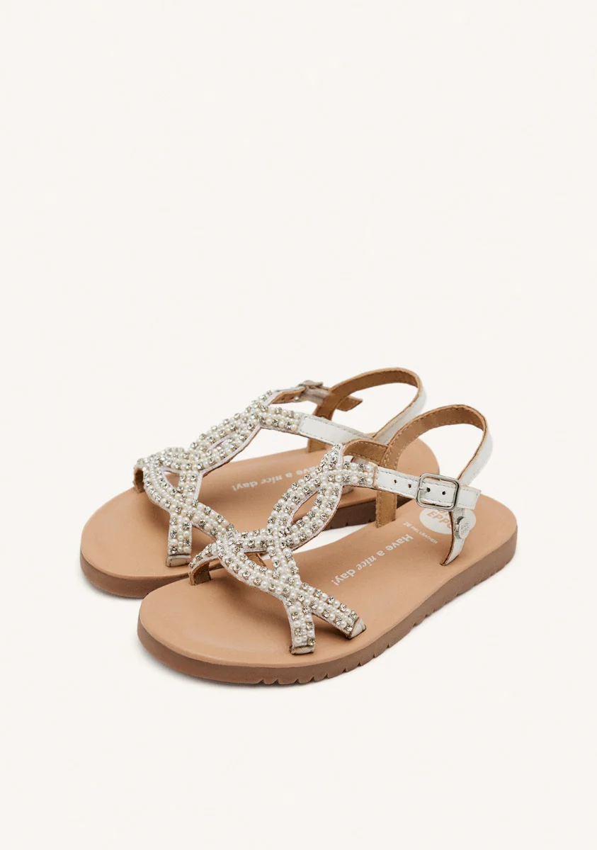 LEATHER SHINE SANDALS KOMENSKY - Image 2