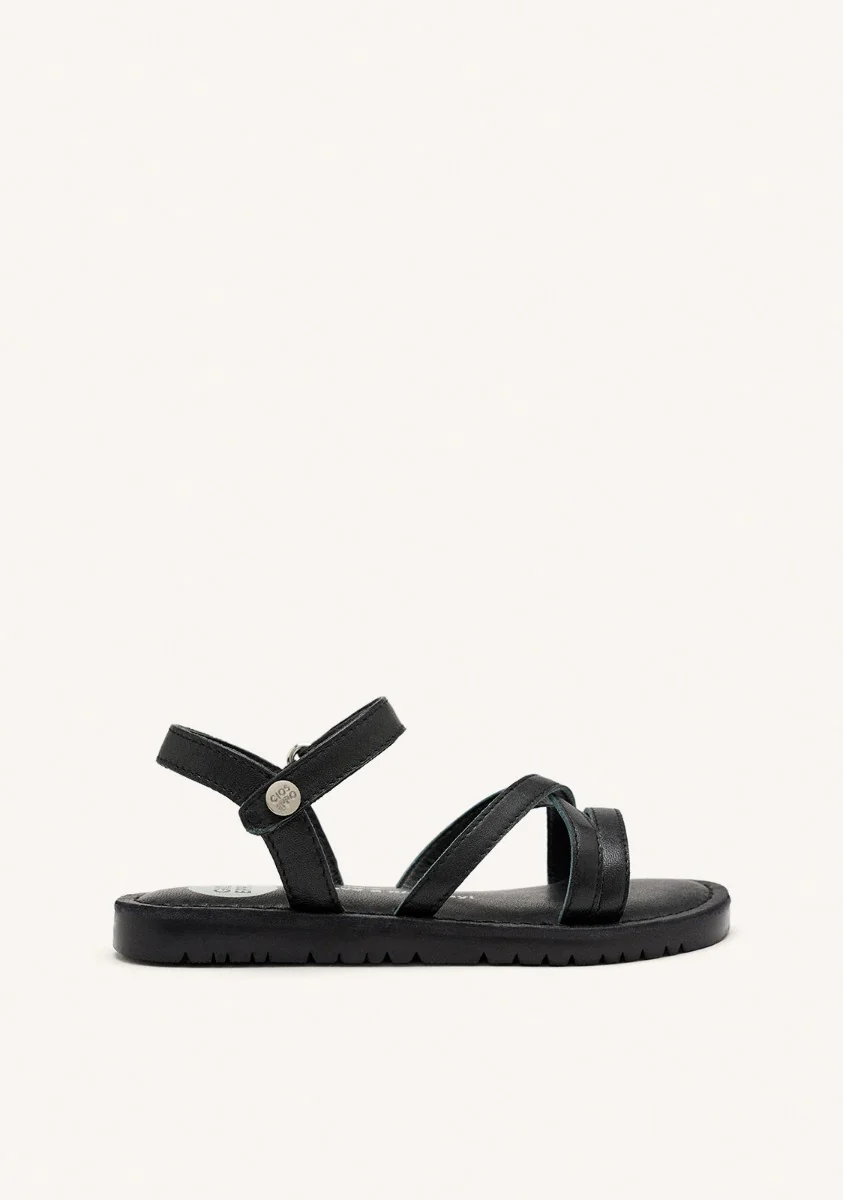 LEATHER STRAP SANDALS TOLLAND