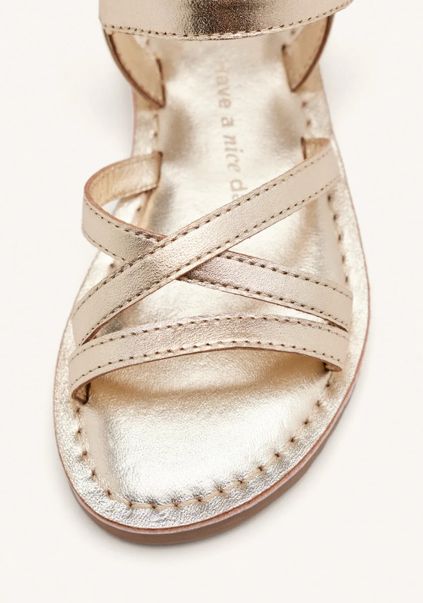 LEATHER STRAP SANDALS TOLLAND - Image 4