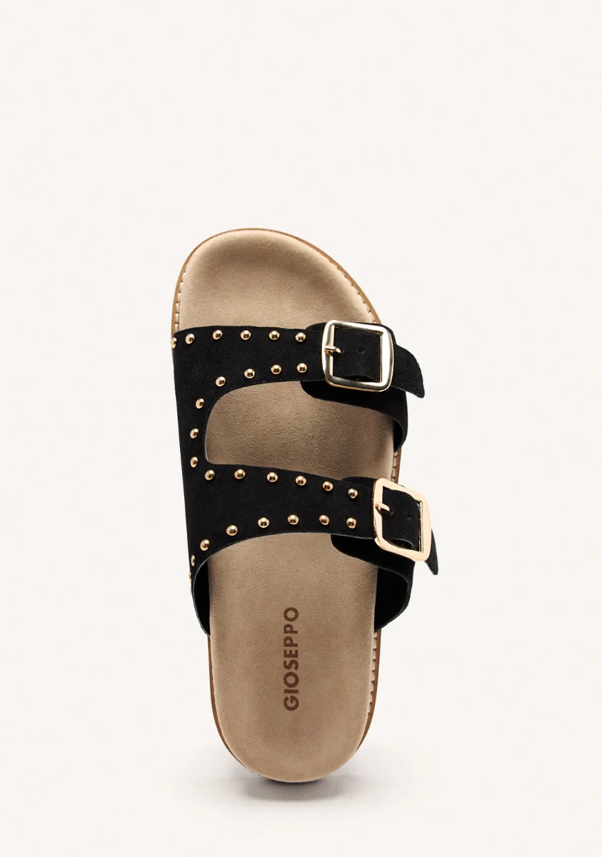 LEATHER STUDDED SANDALS STELLA - Image 4
