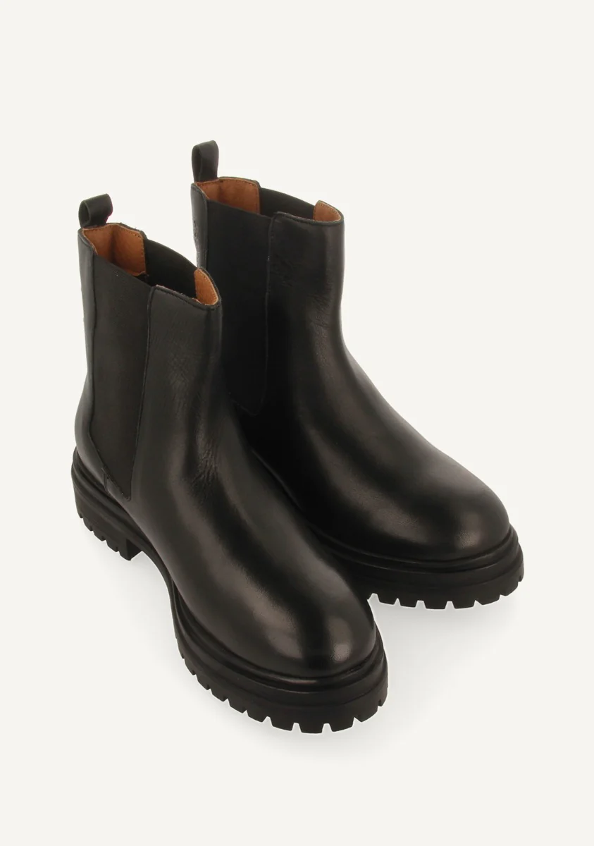 LEATHER TRACK TYPE BOOTS VARICK - Image 4