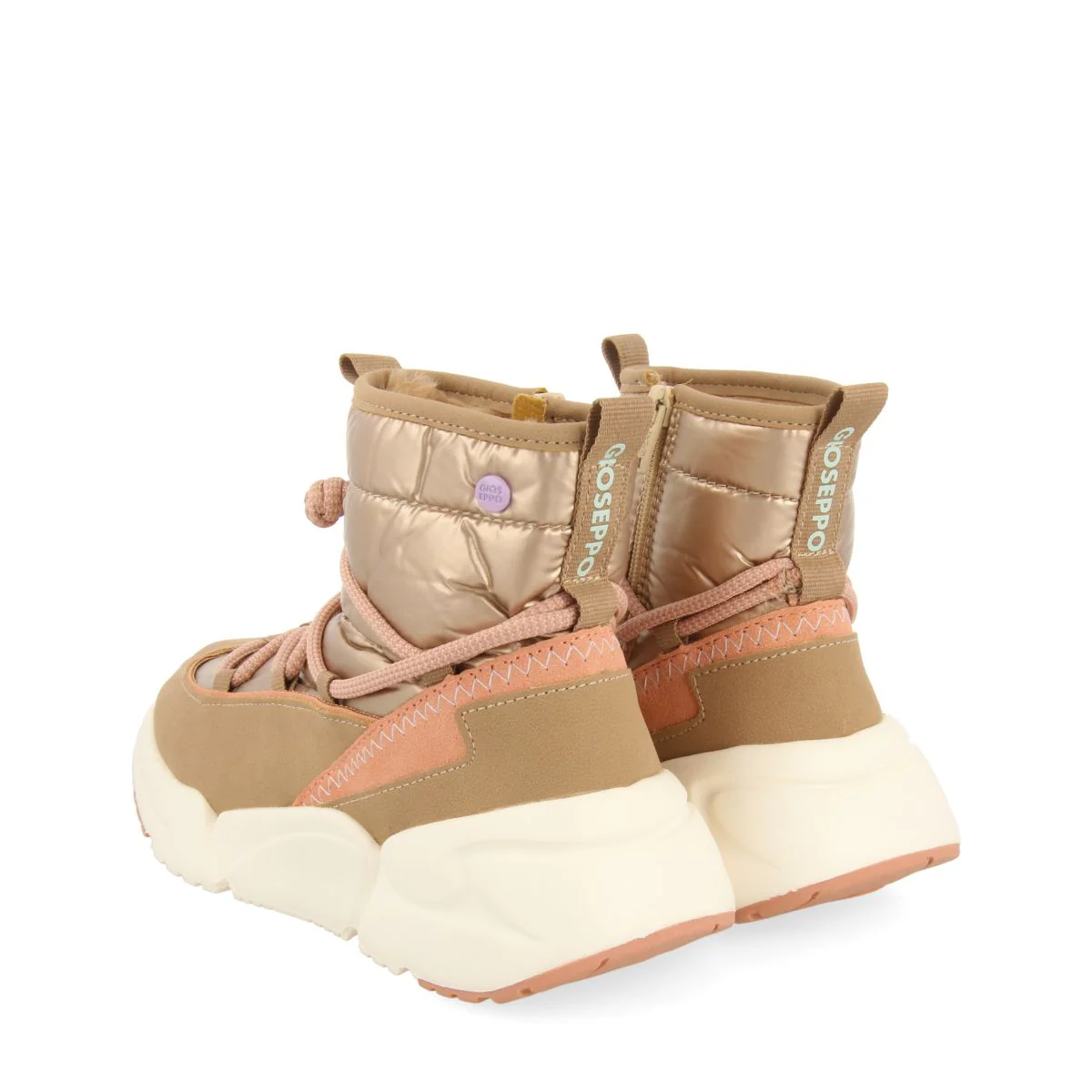 Lekang children's gold winter boot-style sneakers - Image 3