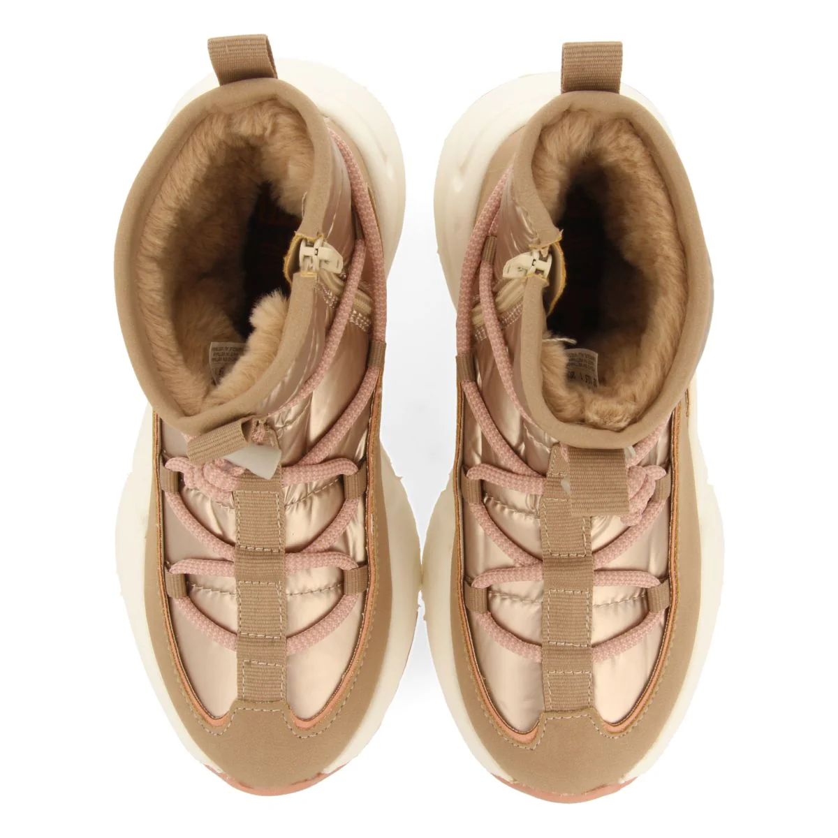 Lekang children's gold winter boot-style sneakers - Image 4