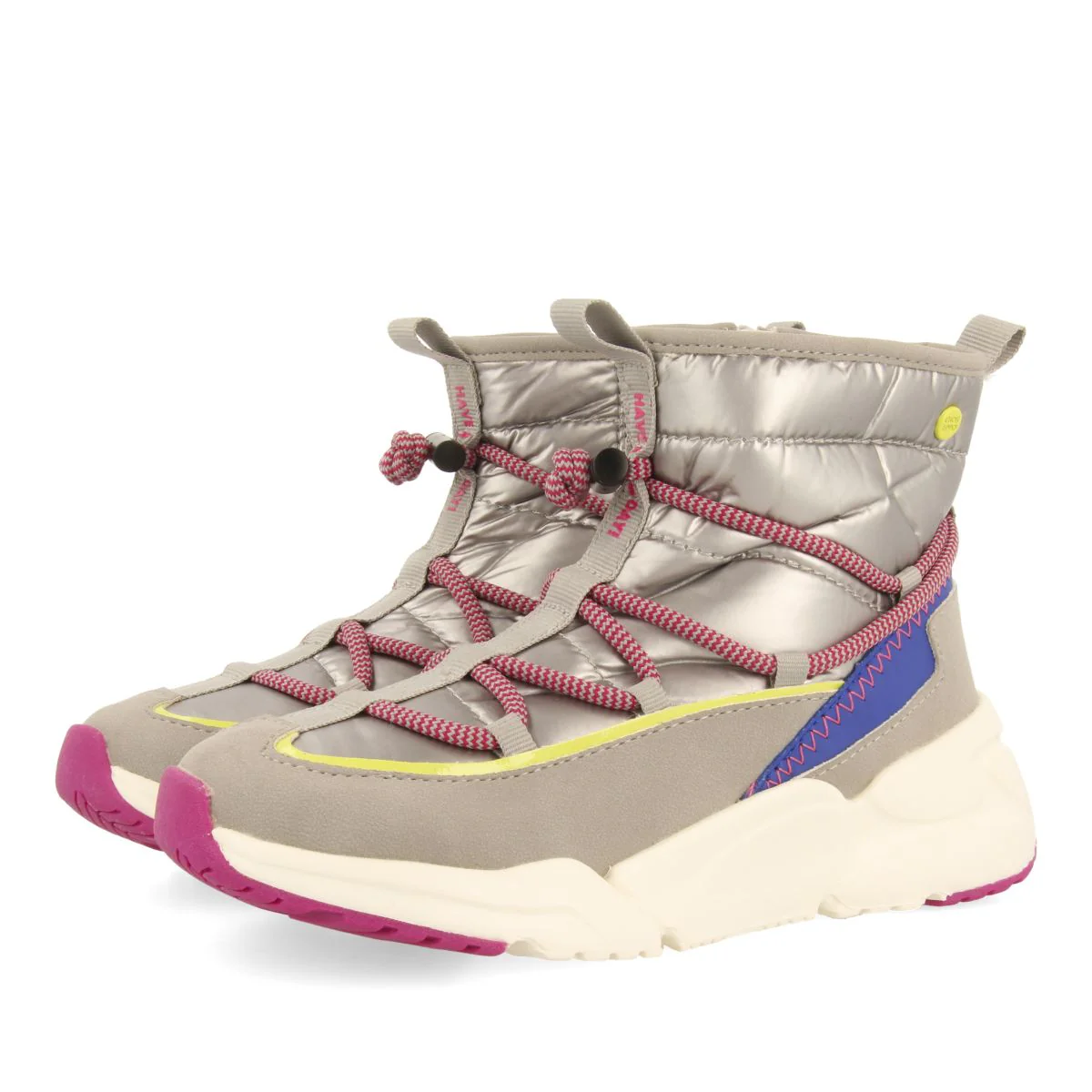 Lekang children's gold winter boot-style sneakers - Image 2
