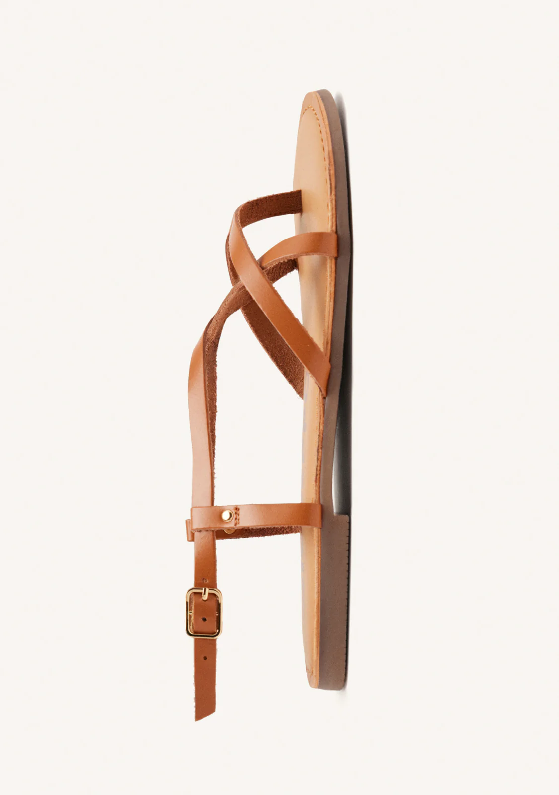 Lelex women's tan roman sandals - Image 3
