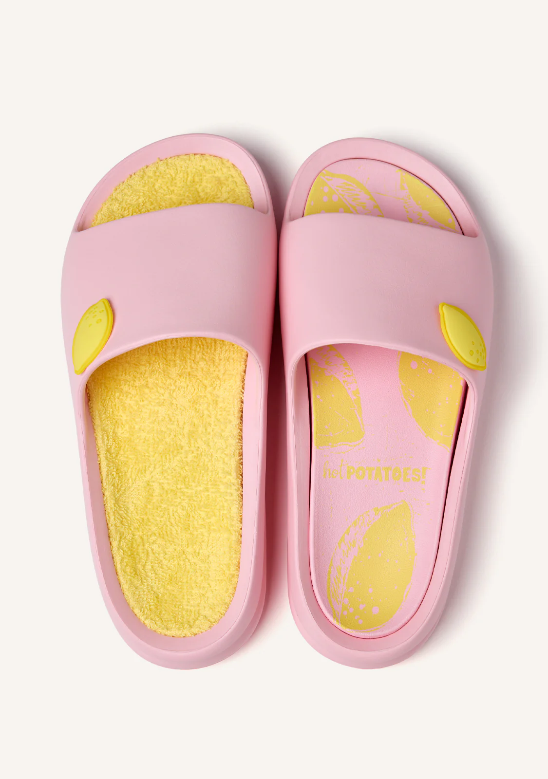LEMON PRINT SLIDE SANDALS WACONIA - Image 4