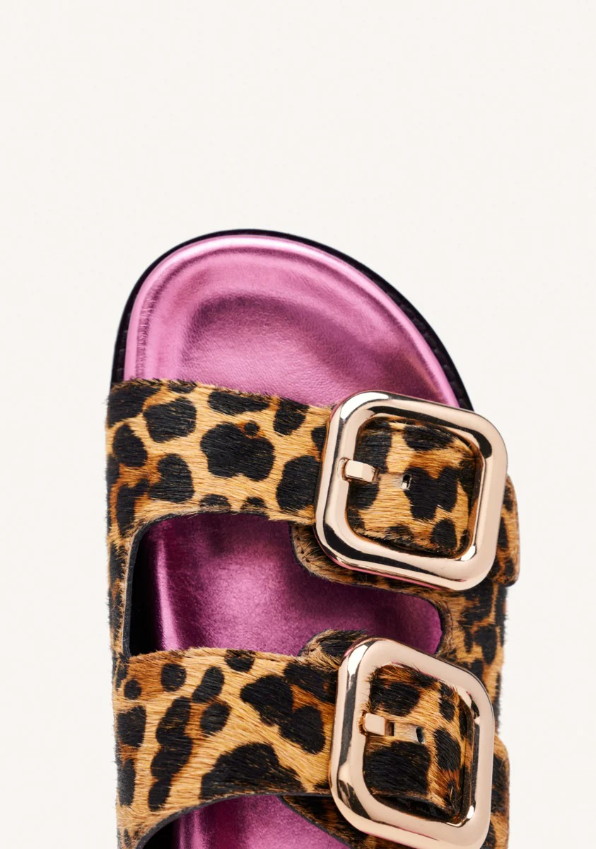 ANIMAL PRINT LEATHER BIO SANDALS MIFFLIN - Image 3
