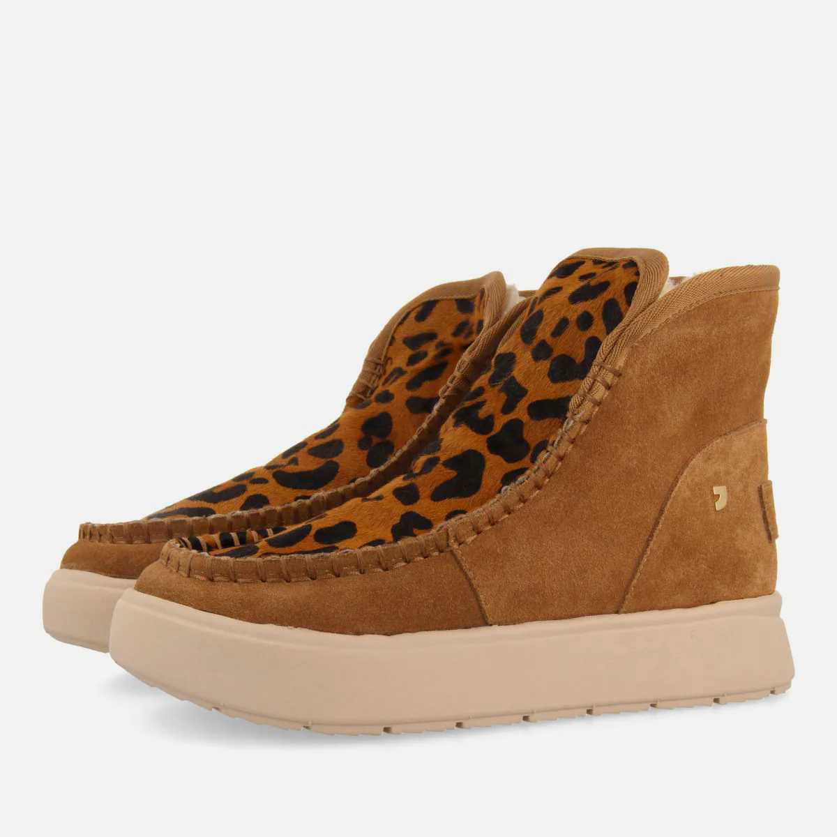 LEOPARD PRINT LEATHER AUSTRALIAN BOOTS PACECO - Image 3