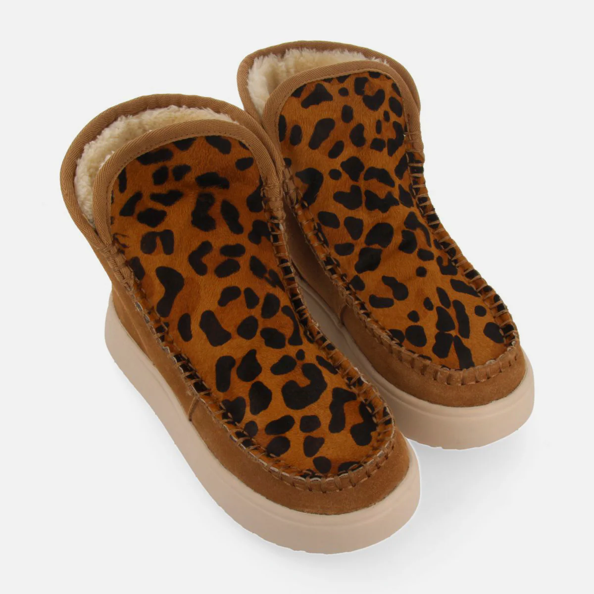 LEOPARD PRINT LEATHER AUSTRALIAN BOOTS PACECO - Image 4