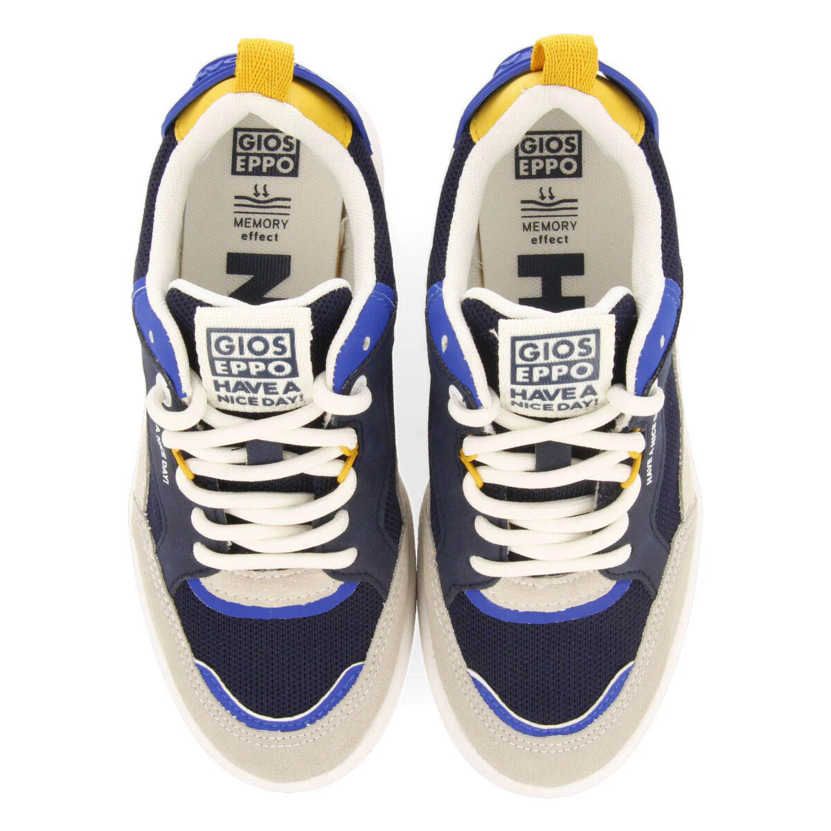 Lepaud boys navy blue sneakers with thick soles - Image 4
