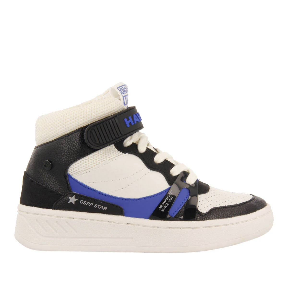 Leuchars children's multicoloured boot-style sneakers with adjustable strap