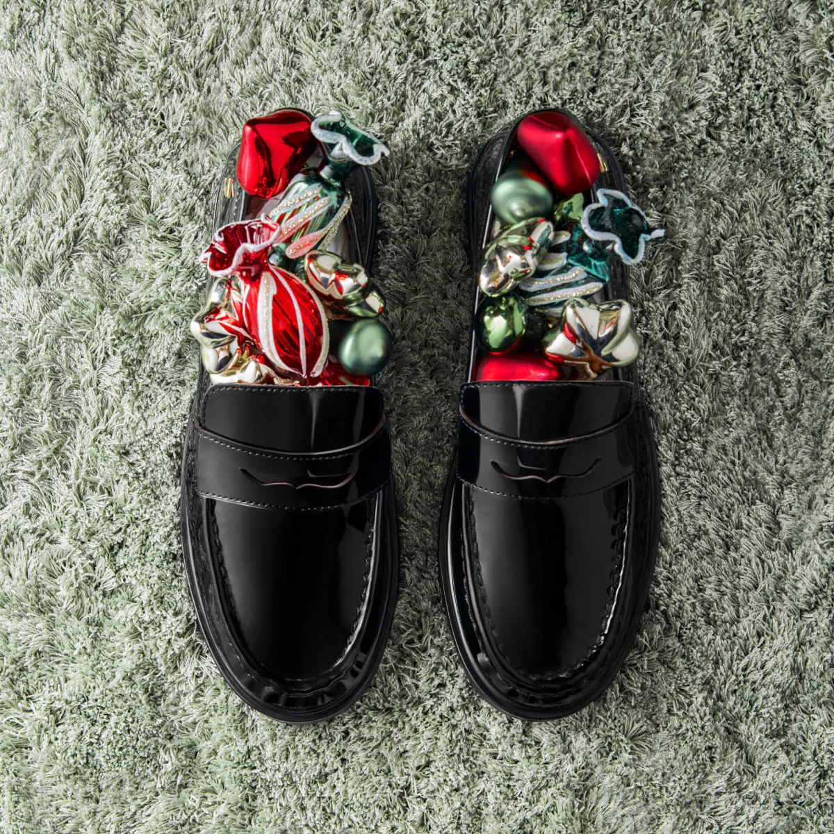 LOAFERS WITH MASK IN PATENT LEATHER EFFECT SNINA - Image 6