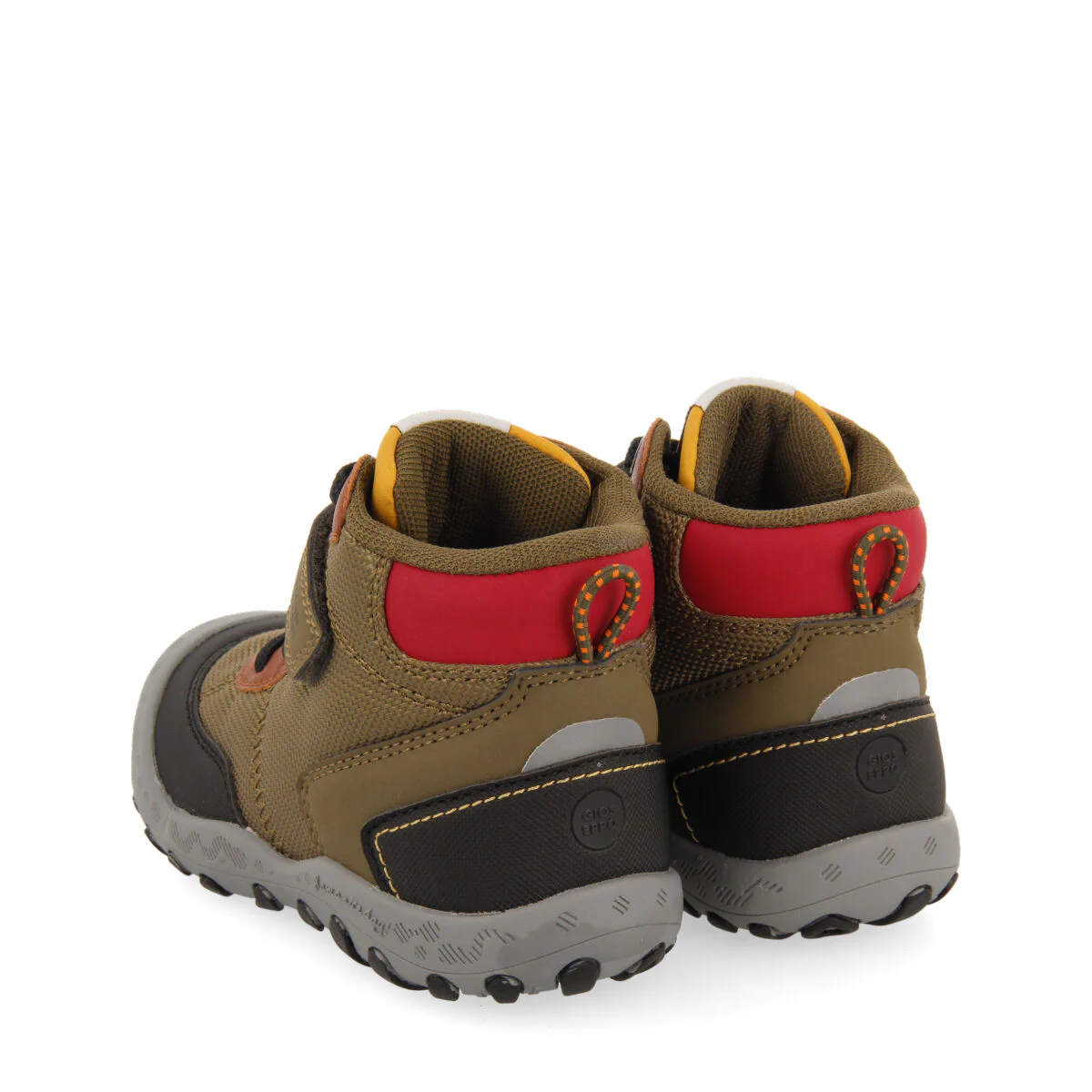 Loen children's khaki hiking boot-style sneakers - Image 4