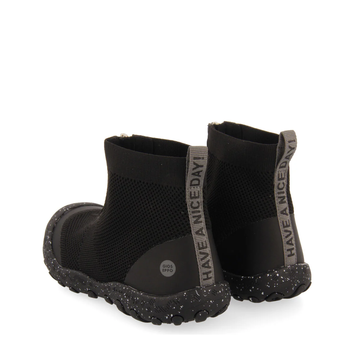 Lowry children's black sock-style hiking sneakers - Image 4