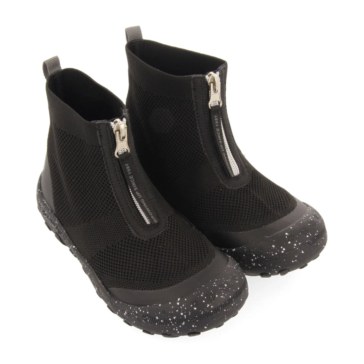 Lowry children's black sock-style hiking sneakers - Image 2