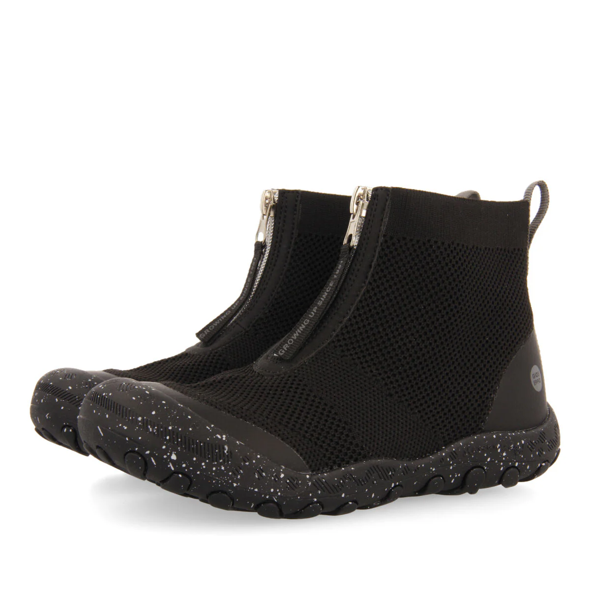 Lowry children's black sock-style hiking sneakers - Image 4