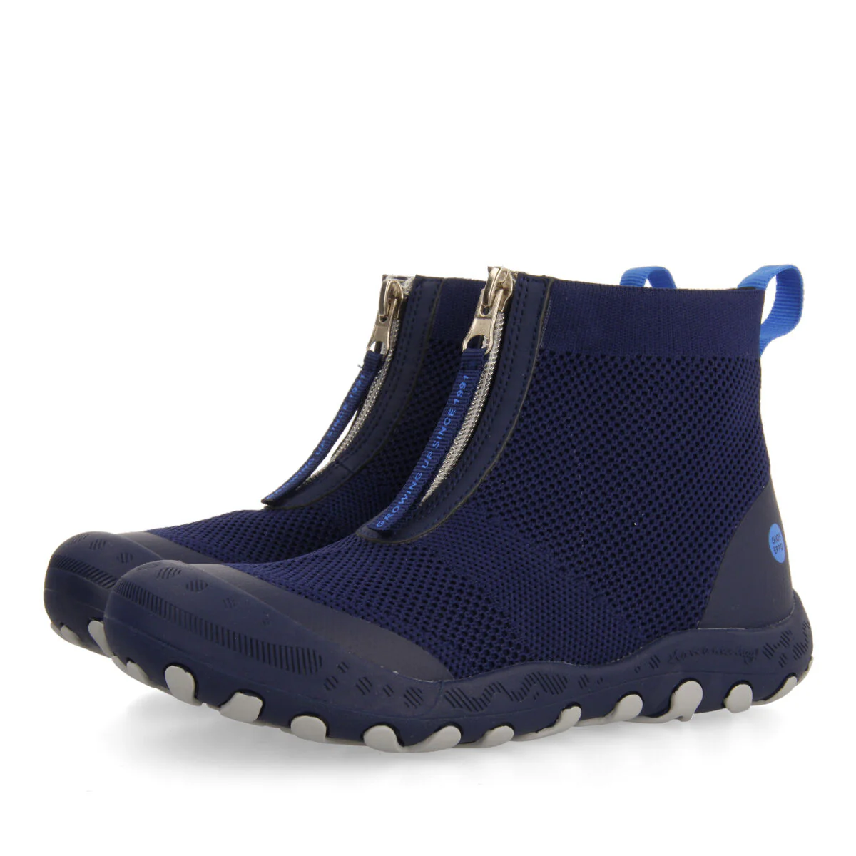Lowry children's navy blue sock-style hiking sneakers - Image 4