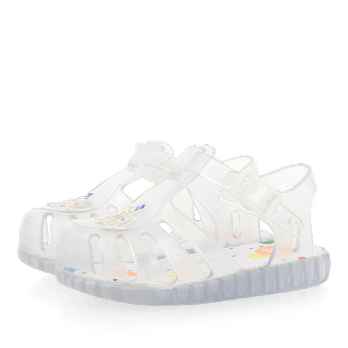 Luciara babies clear jelly sandals with elephant design - Image 2