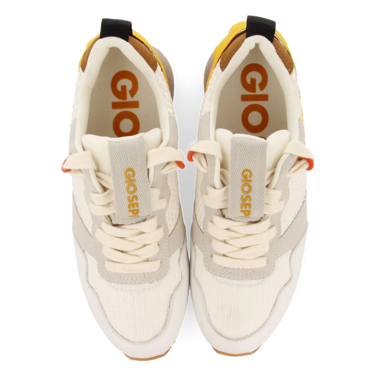 Luzon women's white sneakers with textures and details - Image 3