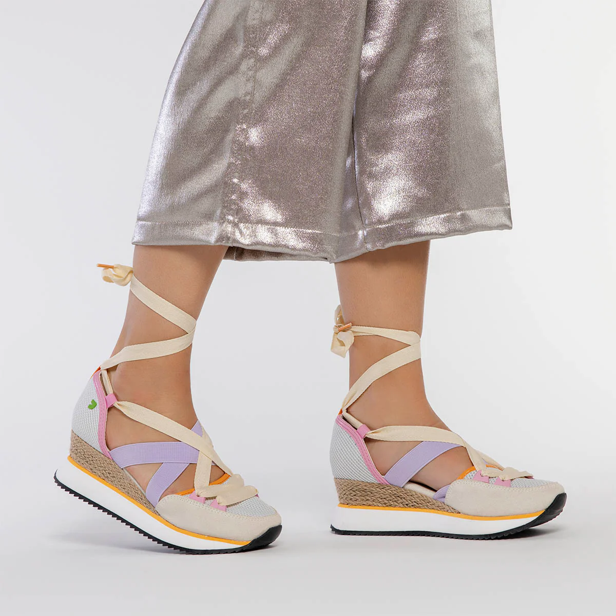 MALVA OPEN SNEAKERS WITH WEDGE FOR WOMEN SAMOBOR - Image 5