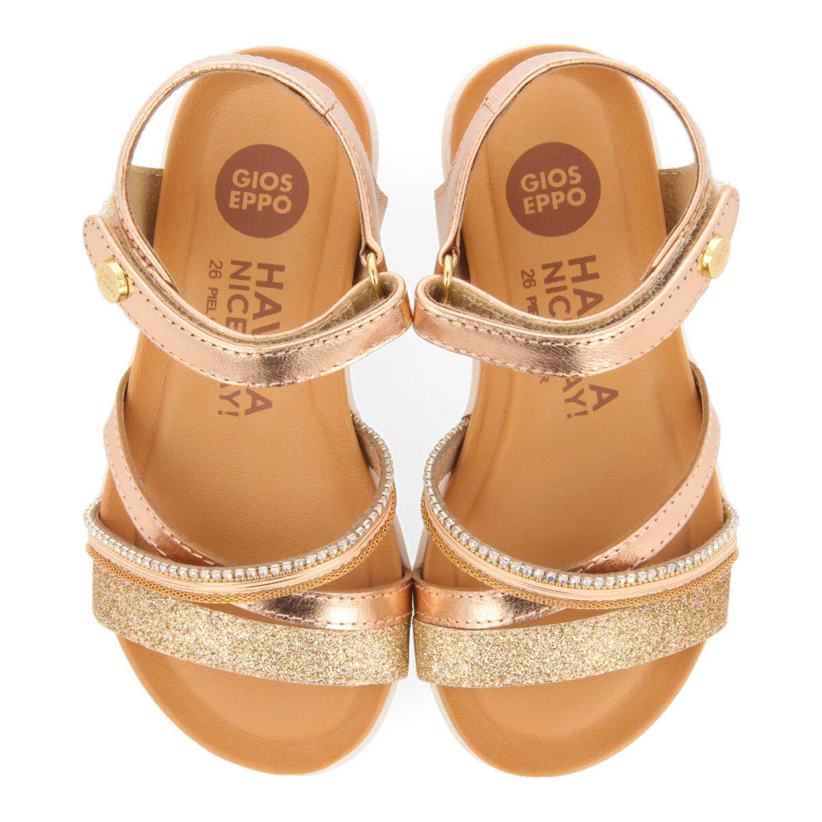 Maroa girls detailedink leather sandals - Image 5