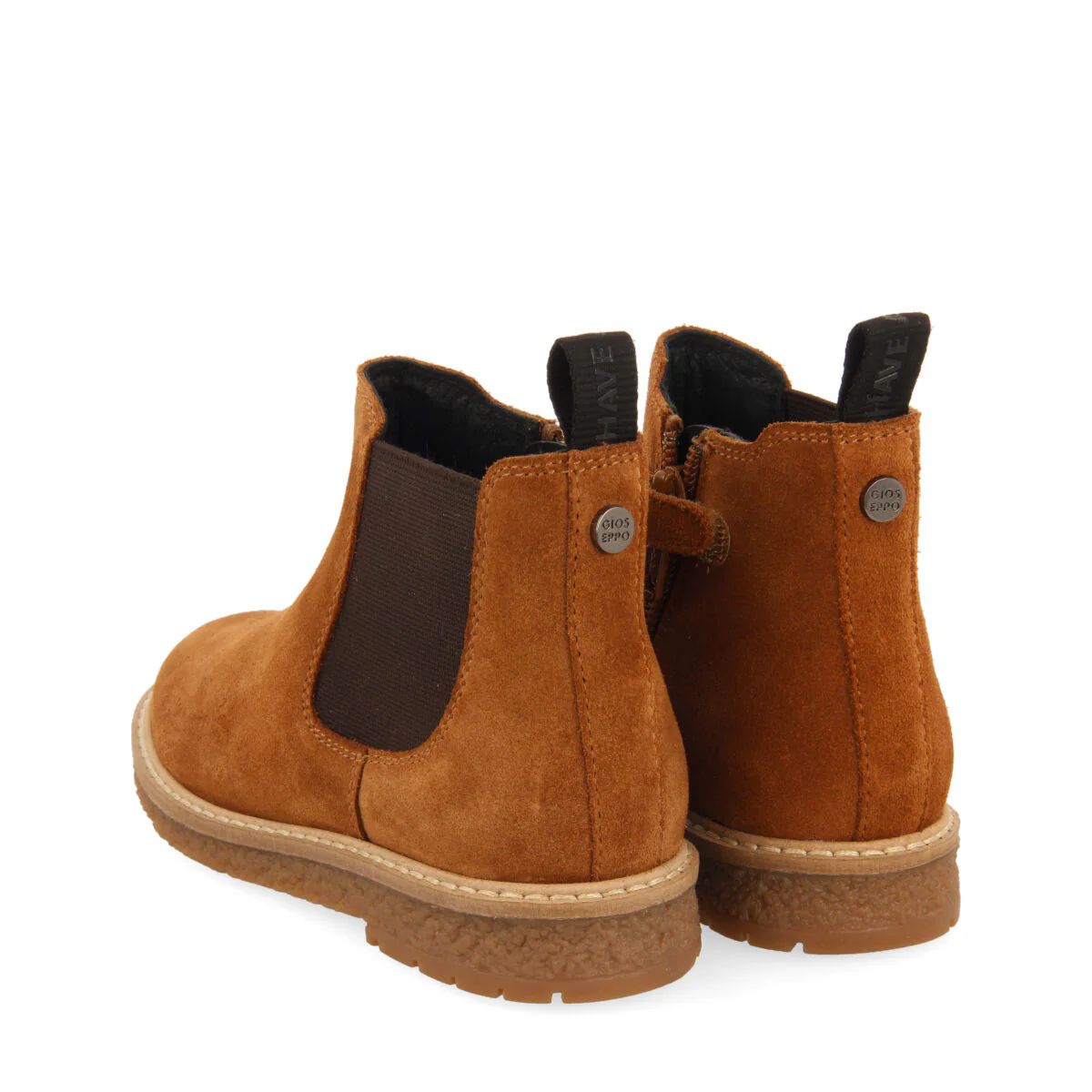 Mattsee children's tan leather chelsea boots - Image 3