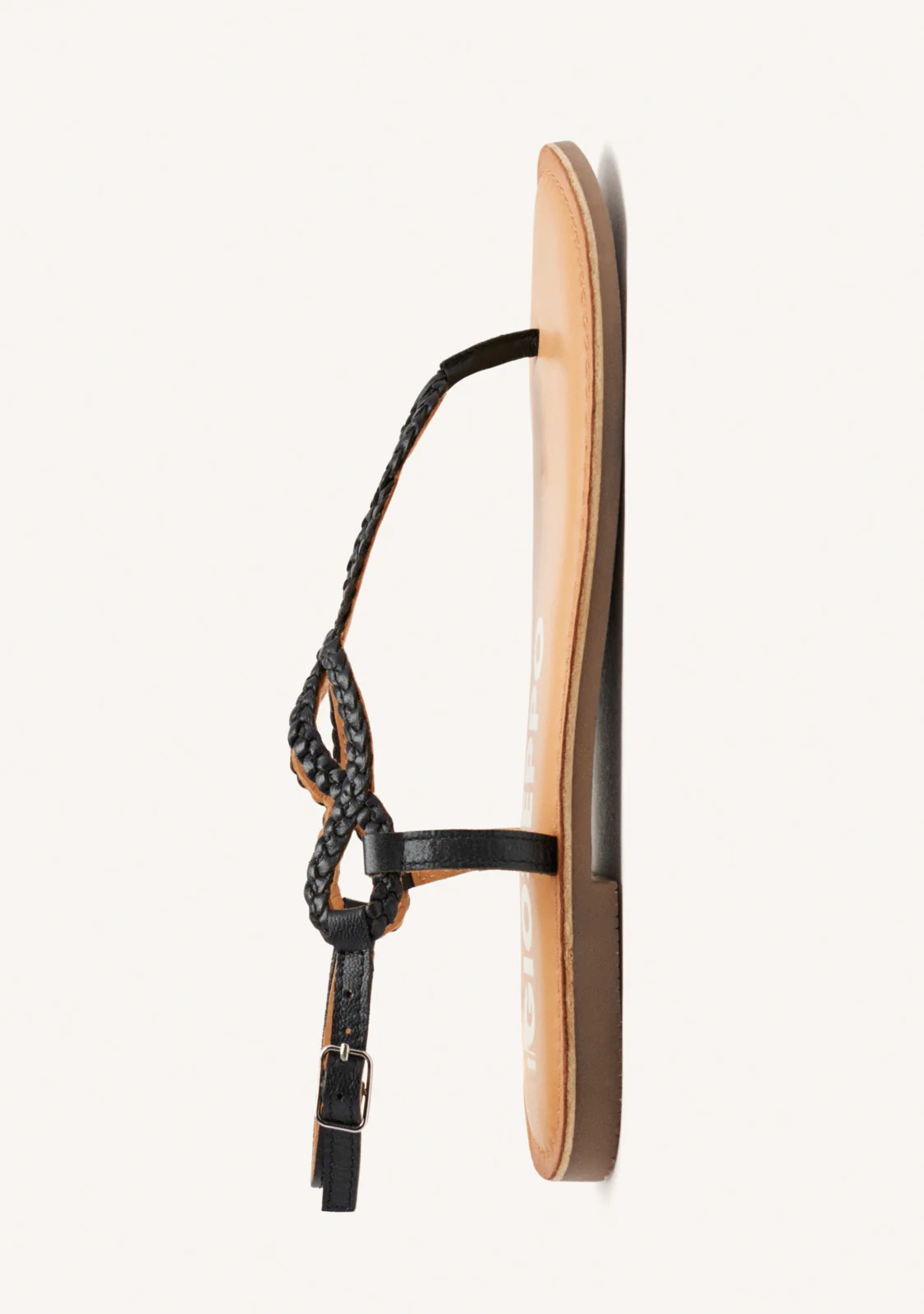 Merignas women's sandals with white braided straps - Image 3