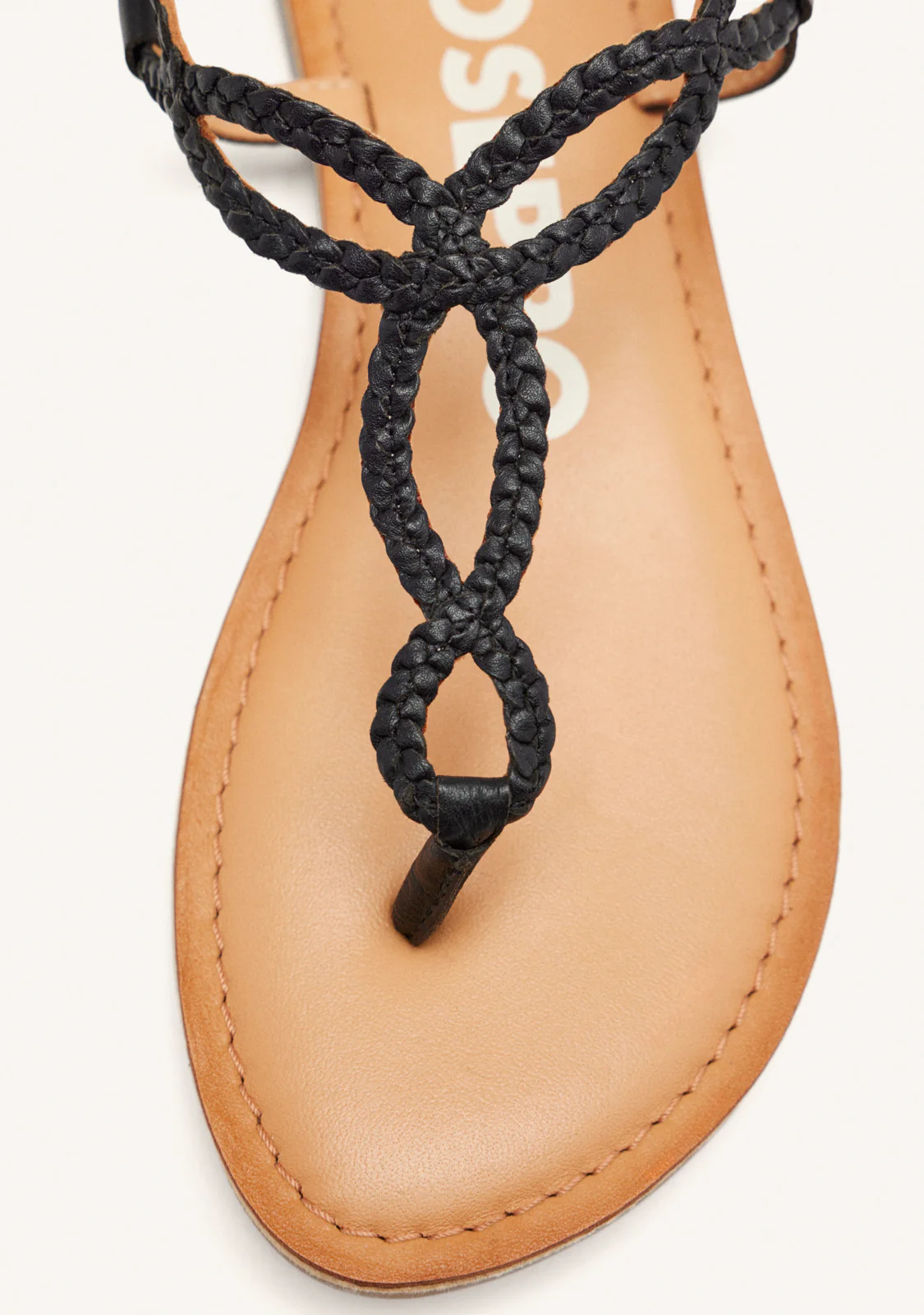 Merignas women's sandals with white braided straps - Image 4