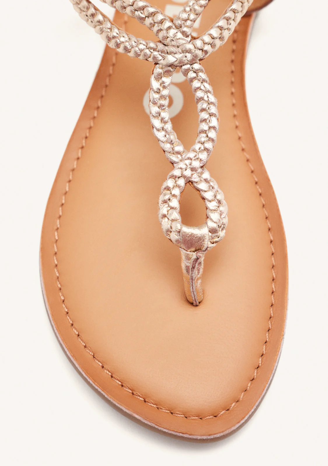 Merignas women's sandals with white braided straps - Image 4