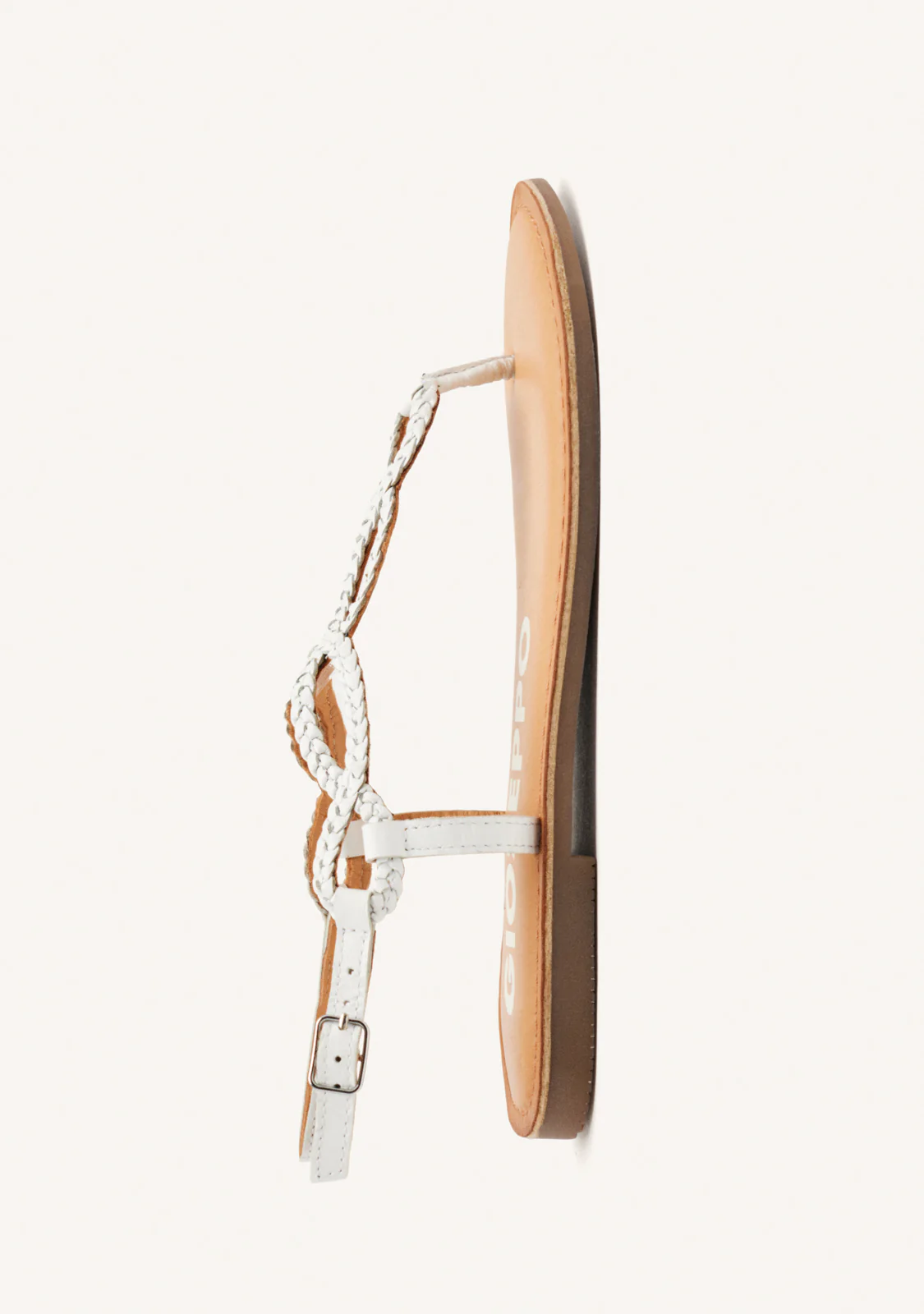 Merignas women's sandals with white braided straps - Image 3