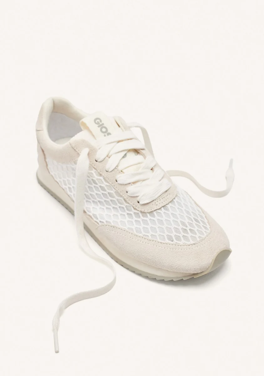 MESH LEATHER SNEAKERS - Image 4
