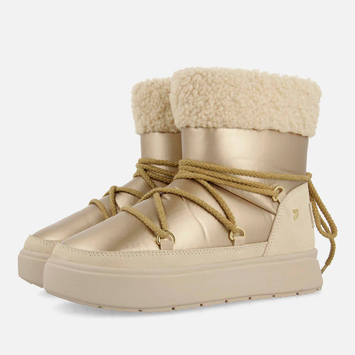 METALLIC APRÈS SKI BOOTS WITH SHEARLING WOLCOTT - Image 3