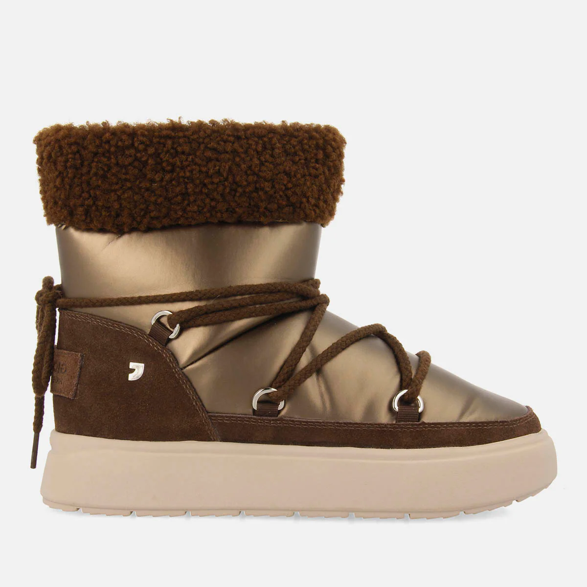 METALLIC APRÈS SKI BOOTS WITH SHEARLING WOLCOTT - Image 2